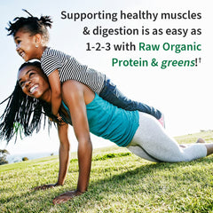 Garden of Life Raw Organic Protein & Greens scoop for easy portioning