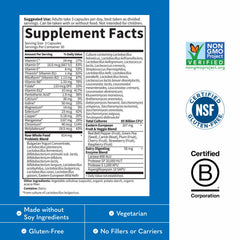 Garden of Life Raw Probiotics Men 50 & Wiser capsule close-up highlights potential immune support