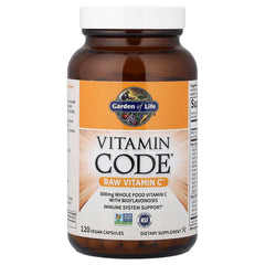 Garden of Life Vitamin Code Raw Vitamin C packaging on shelf