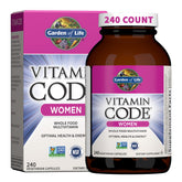 Garden of Life Vitamin Code Women bottle for daily wellness.