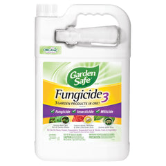 Garden Safe Fungicide3 bottle front for organic pest and disease protection.