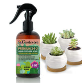Gardenera succulent spray mist bottle front view supports lush foliage.