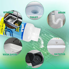 GARINOM pipe dredging powder dissolves clogs and grease for clearer pipes
