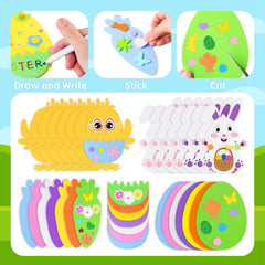 Garma Easter foam eggs set shown for decorating and kids' projects.