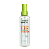 Garnier Fructis Diamond Sleek shine spray bottle for radiant, frizz-free gloss.