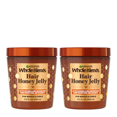 Garnier Whole Blends Honey Jelly bottle close-up showing defining moisture for curls