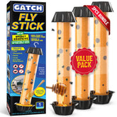 GATCH fruit fly trap 3-pack on kitchen counter for quick pest control.