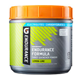 Gatorade Endurance Formula lemon lime powder being poured into water for electrolyte replenishment.