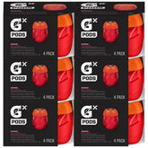 Gatorade Gx Pods Fruit Punch being poured into a bottle for quick hydration.