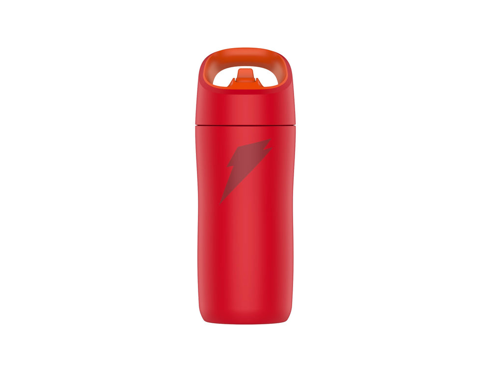 Gatorade Kids' Rookie bottle cap shows spill-proof design for on-the-go hydration.