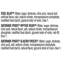 Gatorade Frost Riptide Rush bottle ready for practice hydration