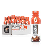 Gatorade Recover Chocolate bottle showing post-workout protein fuel