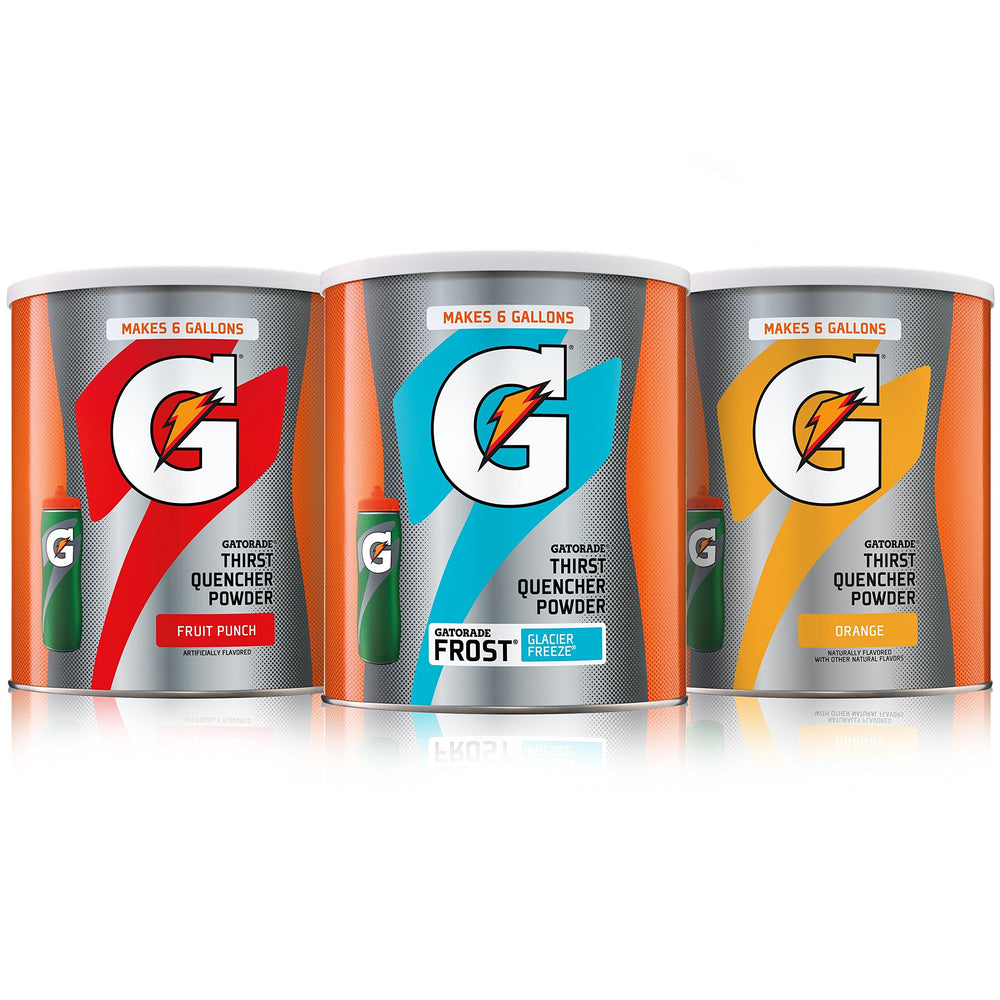 Gatorade Thirst Quencher powder variety pack front view for athlete hydration