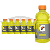 Gatorade Thirst Quencher lemon-lime bottle for rapid hydration after workouts.