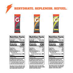 Gatorade Thirst Quencher fruit punch sticks in glass promote refreshing workout hydration.