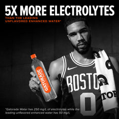 Gatorade Water bottle in a gym bag for convenient post-workout hydration.