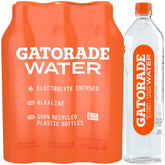 Gatorade Water 1L bottle front view for electrolyte-infused hydration on the go.