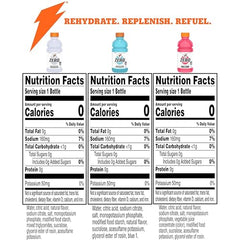 Gatorade Zero Glacier Cherry bottle for flavorful training hydration