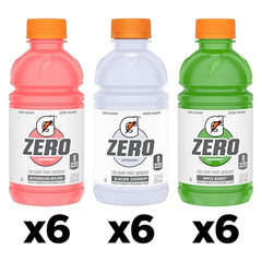 Gatorade G Zero Glacier Cherry pour showcases quick hydration during tough sessions.