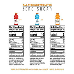 Gatorade G Zero glacier freeze 20oz bottle supports electrolyte balance