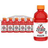 Gatorade Thirst Quencher Zero Sugar Fruit Punch 12oz bottle front for crisp hydration ideas.