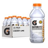 Gatorlyte Cherry Lime bottle promotes rapid hydration on the go