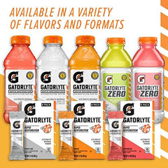 Gatorlyte Zero label close-up showing flavor and ingredients.