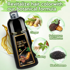 GDRFNP shampoo label close-up highlighting herbal blend