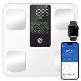 GE Smart Scale with 8-in-1 display for quick health snapshots