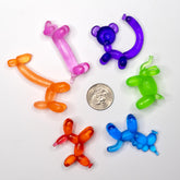 Geddes Raymond balloon eraser poodle, bright red; ideal for classroom erasing and playful notes.