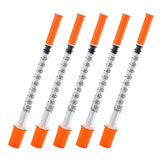 Geeddah 30PACK 1ml syringe with needle for precise lab measurements.