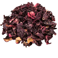 Geenafoods Flor de Jamaica petals ready to brew authentic agua fresca beverages.