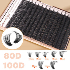 Geeneiya 10-14mm corner lashes ideal for eye-corner detailing