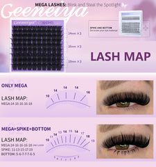 Geeneiya Bottom lashes clusters offer a subtle base enhancement