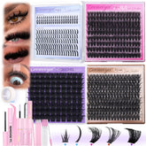 Geeneiya Mega Lashes clusters for instant drama and at-home application