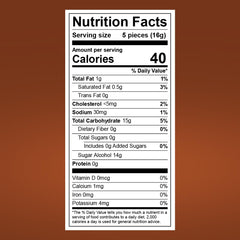 GEEOOLLAH sugar-free coffee caramel bites, individually wrapped for on-the-go indulgence.
