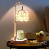GEEZO Fragrance Candle Warmer Lamp front view for cozy ambiance