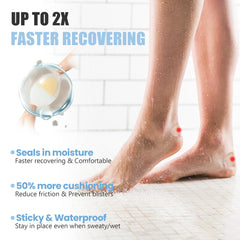 GEHENG toe blister bandage being applied for targeted protection