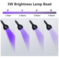 Geisofu lamp clip base secures the device during nail drying.