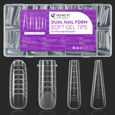 Gelike EC color-coded dual nail forms aid quick size identification for extensions.