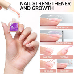 Gelike EC application brush applying the 6-in-1 formula for smooth, even coverage.