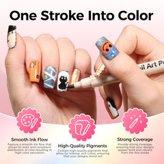 GELLAKTIK long-lasting, fade-resistant colors stay vibrant on nails.