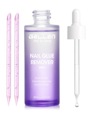 GELLEN nail glue remover with pinpoint head targets the glue seam for precise removal