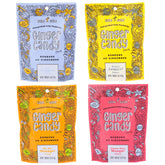 Gem Gem Ginger Candy assorted pack image showing chewy ginger chews for travel and daily snacking