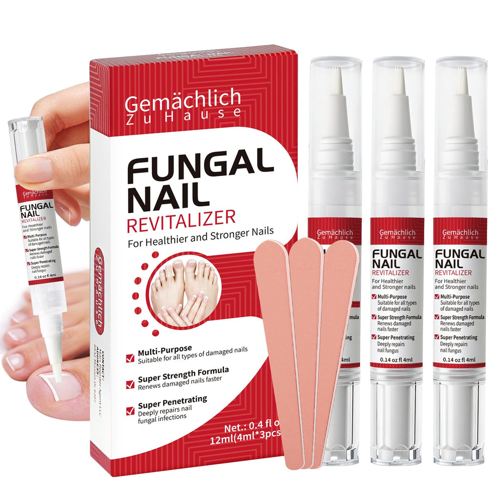 Gemächlich ZuHause Toenail Fungus Pen front view for precise at-home application.