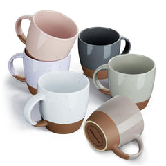 Gencywe Morandi mug set 18oz shows vibrant colors for enjoyable coffee moments.