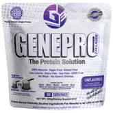 GENEPRO GEN. 3 unflavored protein powder bottle supports daily protein intake with collagen peptides