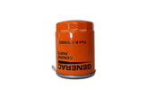 Generac oil filter 90 logo orange can for compatible generators.