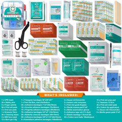 General Medi 420-piece contents layout shows organized storage.