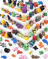 Generic 120-pcs mini 3D printed animal set packaging for an eye-catching display.